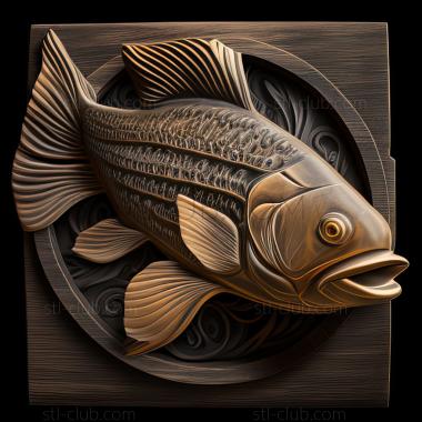 3D model st Colombian hifessobricon fish (STL)